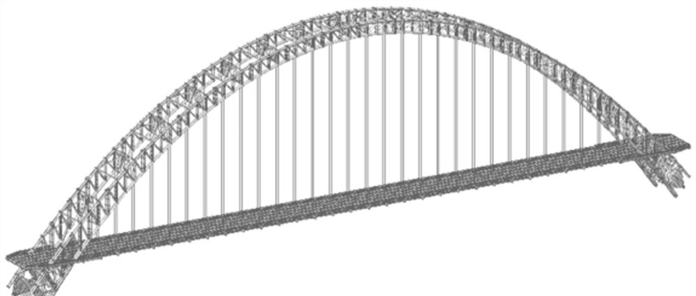 Displacement control method for hoisting lattice girders of arch bridge with small construction disturbance