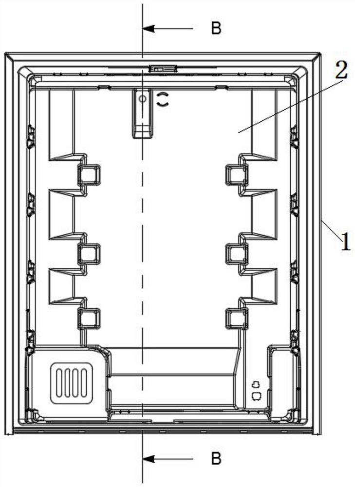 Mounting structure for refrigerator illuminating lamp assembly