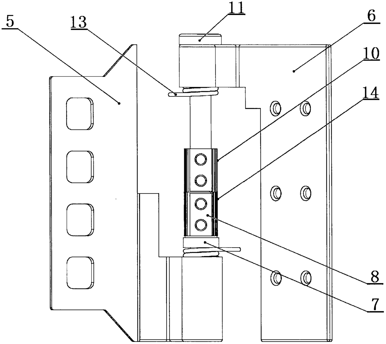 Door hinge with continuous stop and power assist function