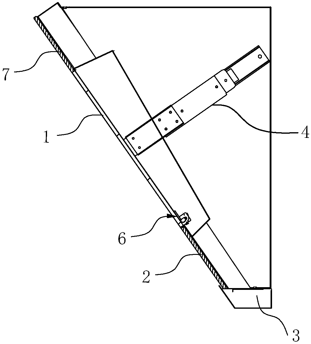 Oil-collecting and oil-discharging device for smoke deflector of near-suction type range hood