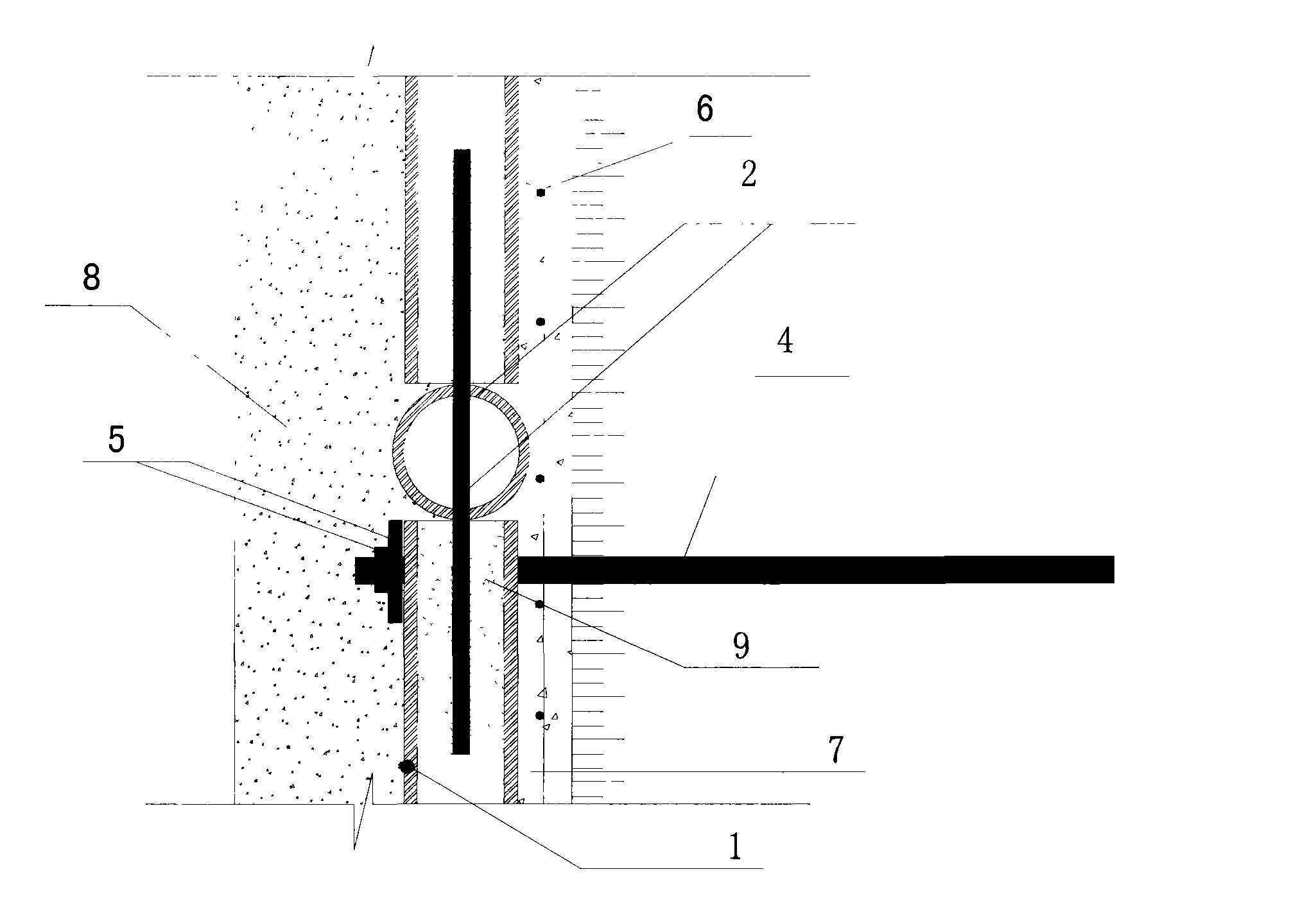 Combined support device of network frame and concrete and application method in underground engineering