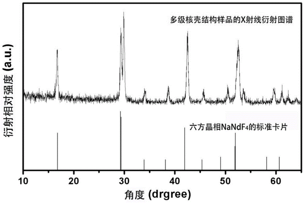 Rare earth nano-material with both up/down conversion fluorescence and photothermal properties