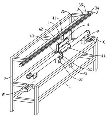 A back tube indium preparation device