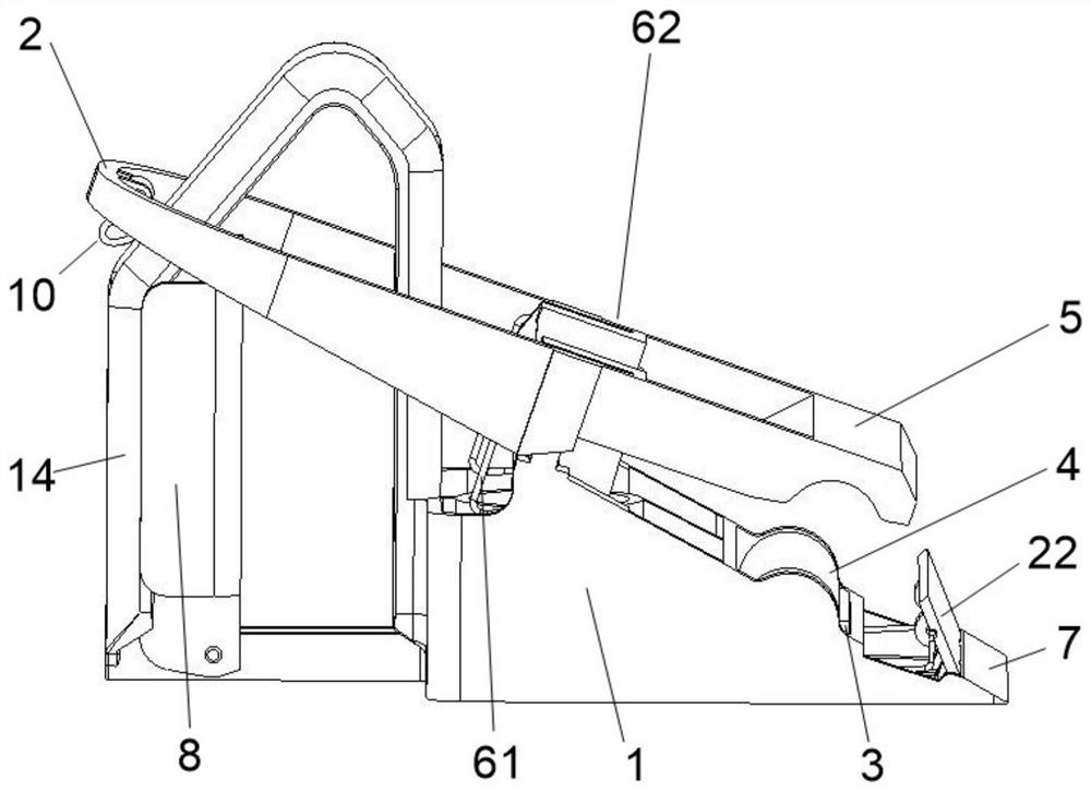 Bill pasting device