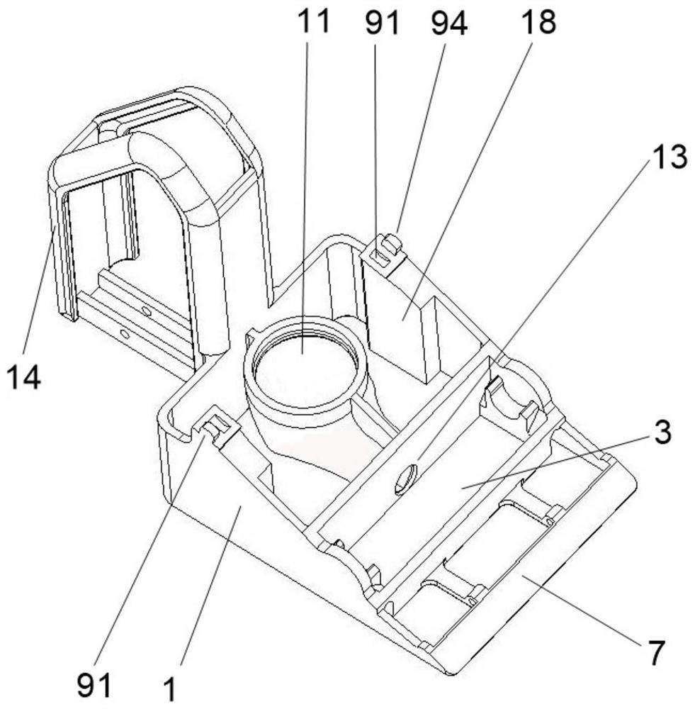 Bill pasting device