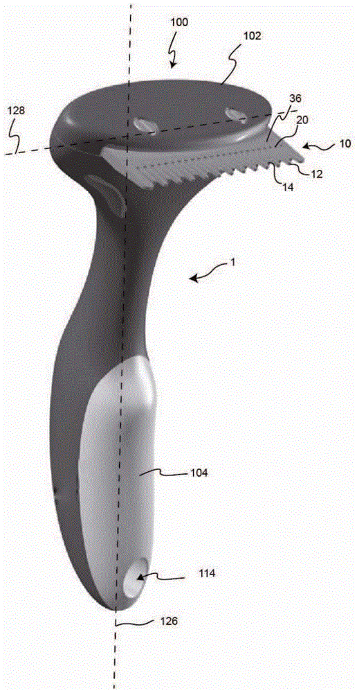 Combing tool for thinning pet hair and method for combing fur-bearing animals