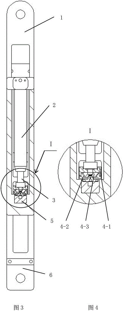 Tension monitoring sensor for eliminating vibration peak value of elevator steel wire ropes