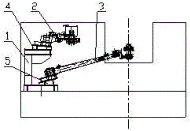 Tap-hole opening and plugging device for calcium carbide furnace