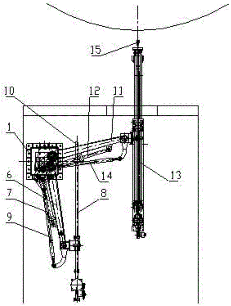 Tap-hole opening and plugging device for calcium carbide furnace