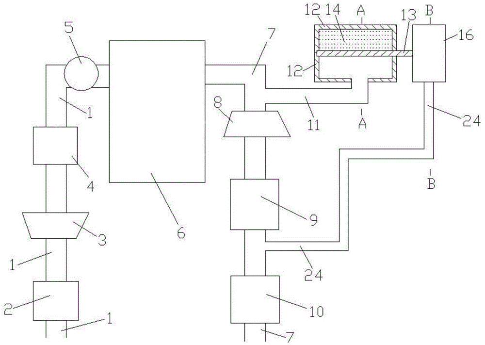 Pre-turbine fluid compression and release system