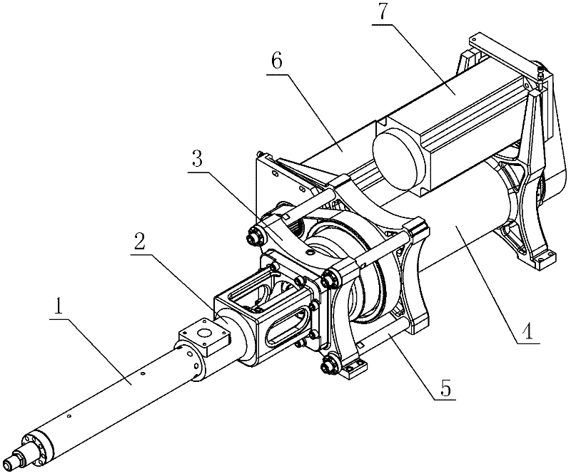 Low-inertia ejection mechanism of all-electric injection machine