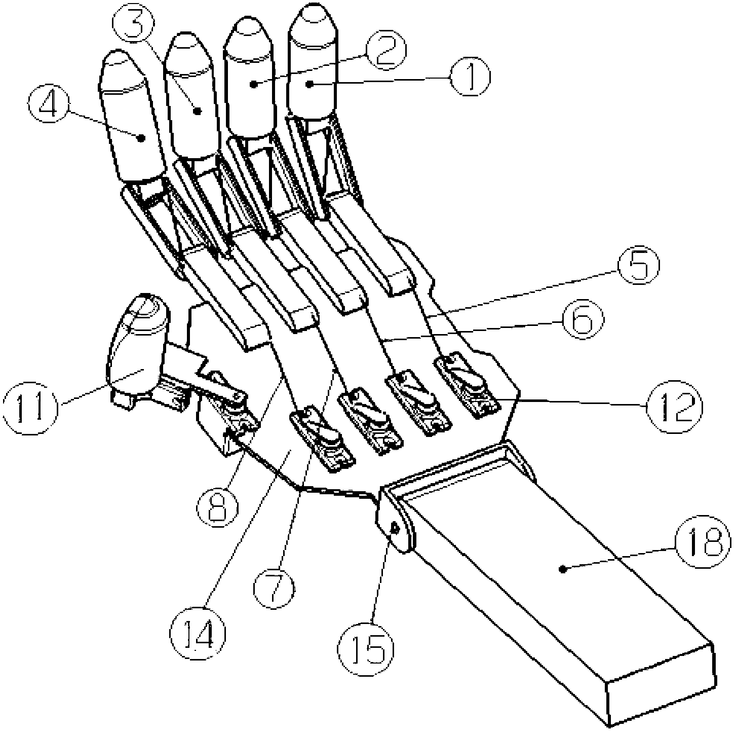 Human-imitation synchronous wireless control mechanical arm system