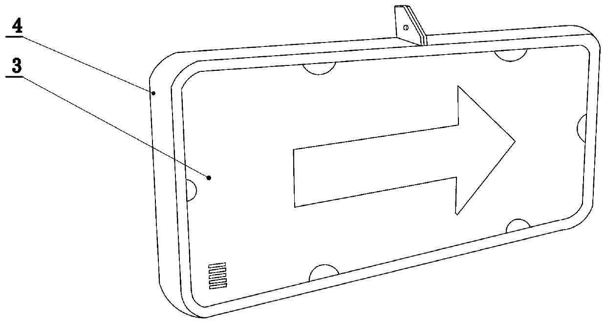 Underground passive beta emergency access indicating lamp