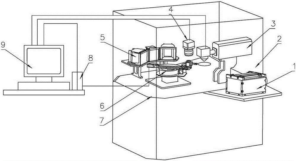 Laser marking device of semiconductor chip