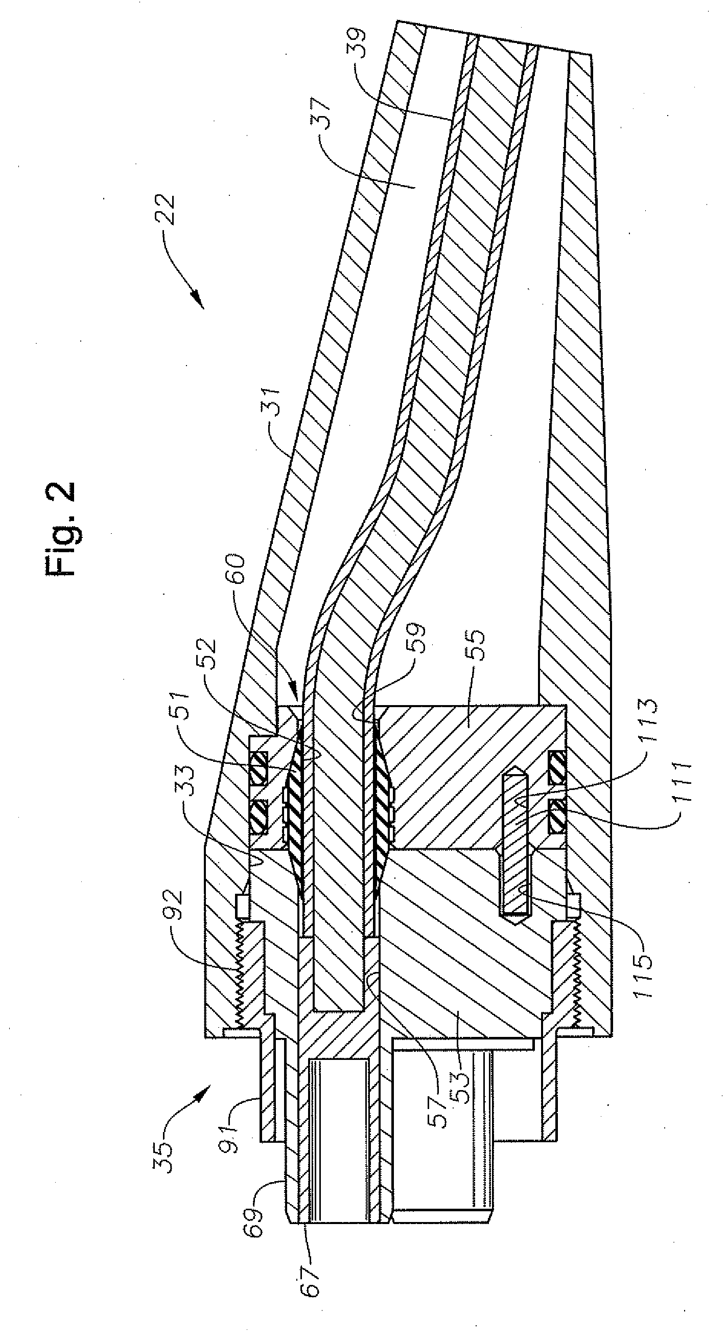 Apparatus and methods of sealing and fastening pothead to power cable