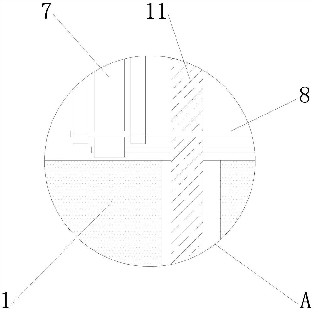 A preparation device for communication cable joint protection box