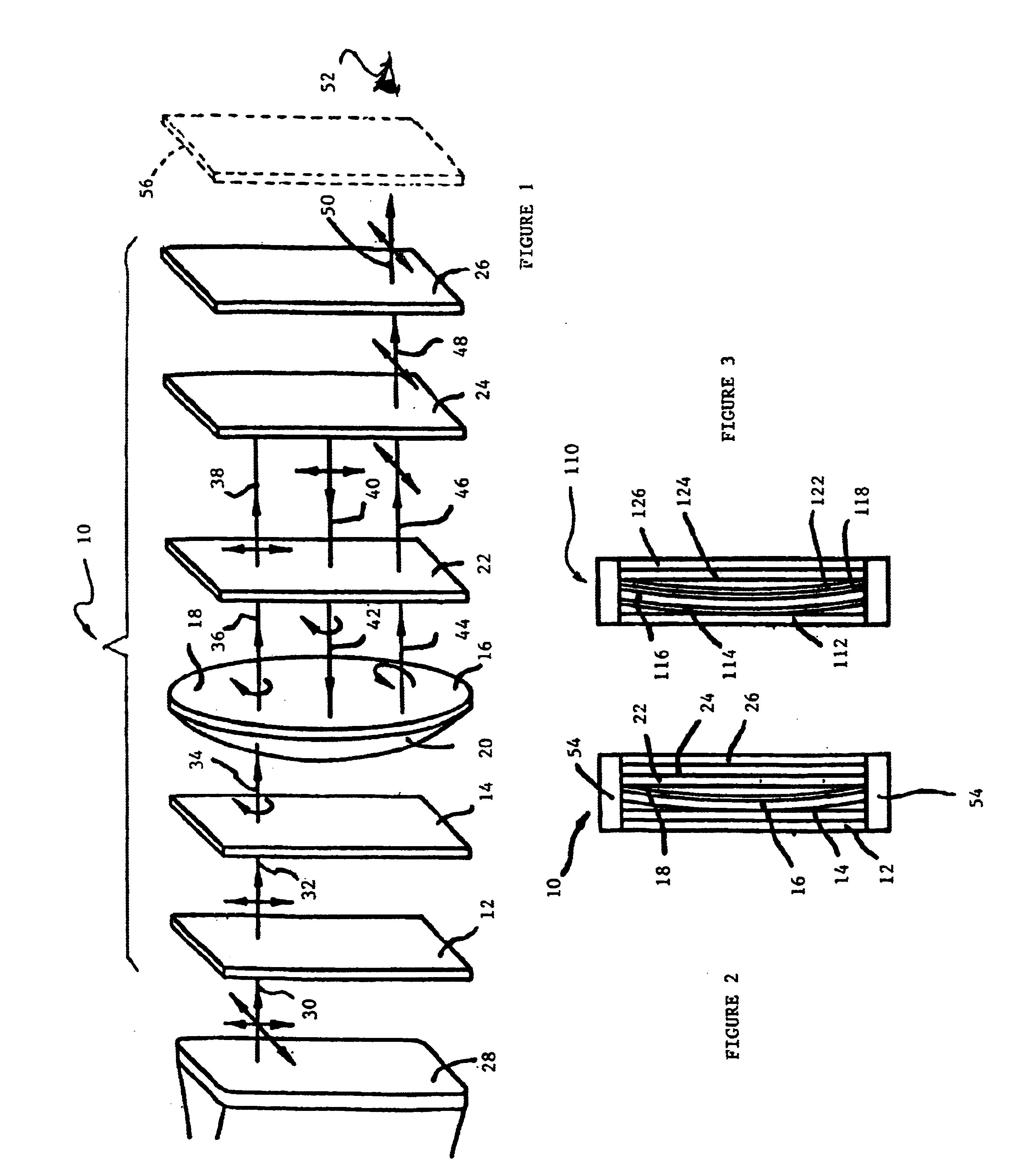 Collimating optical member for real world simulation