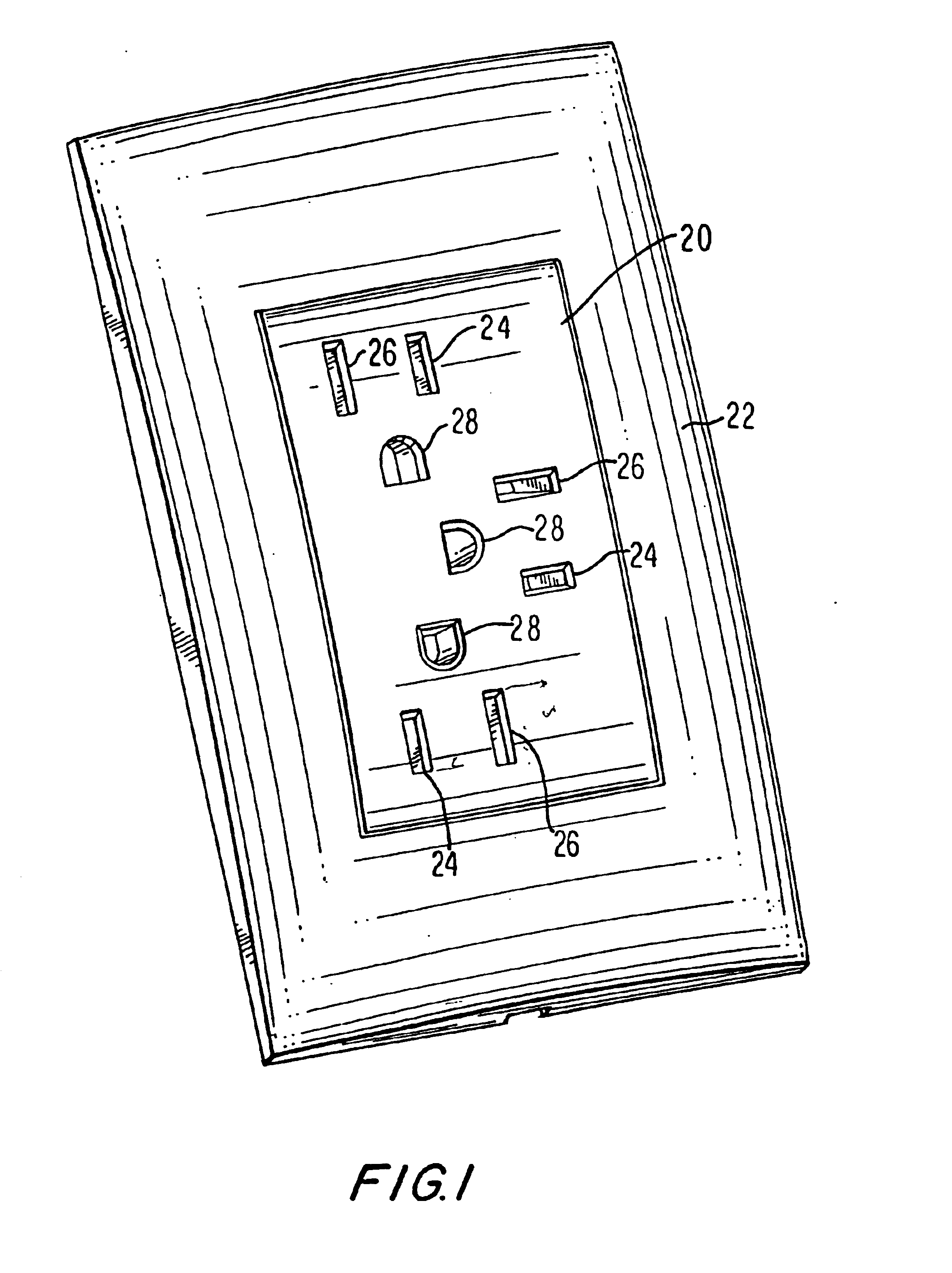 Triplex receptacle