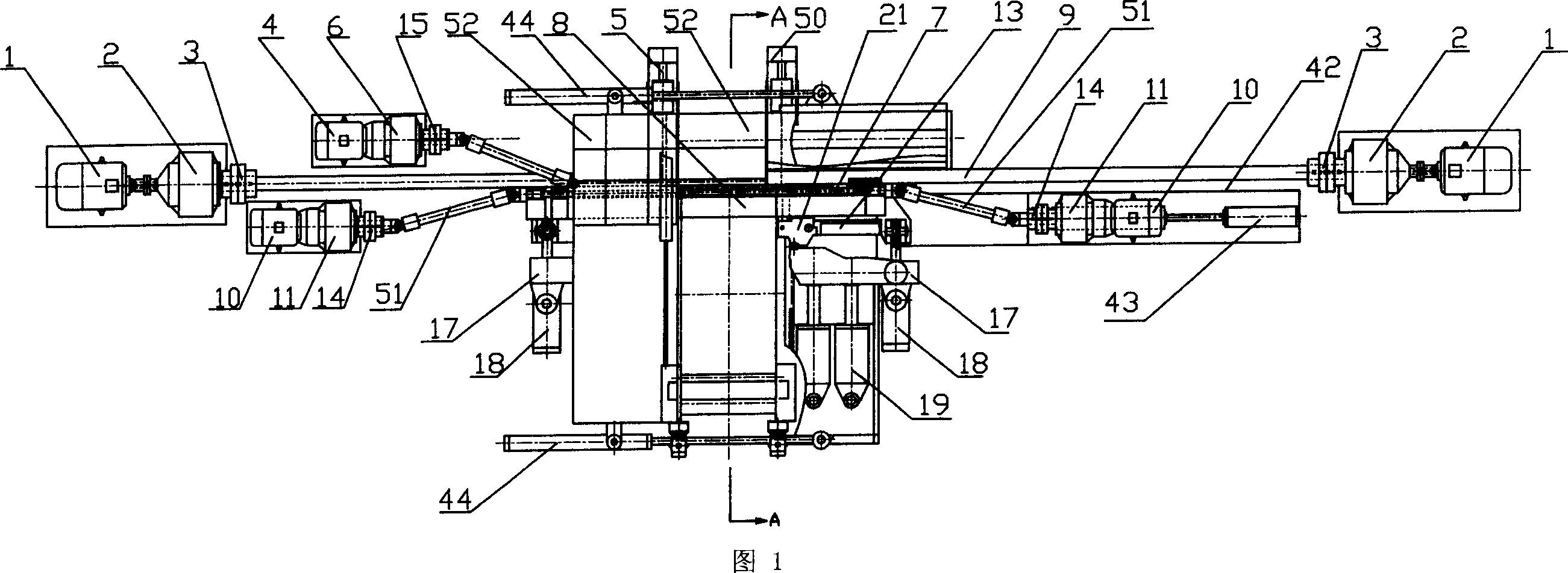 Semi-sank large precise ring rolling machine