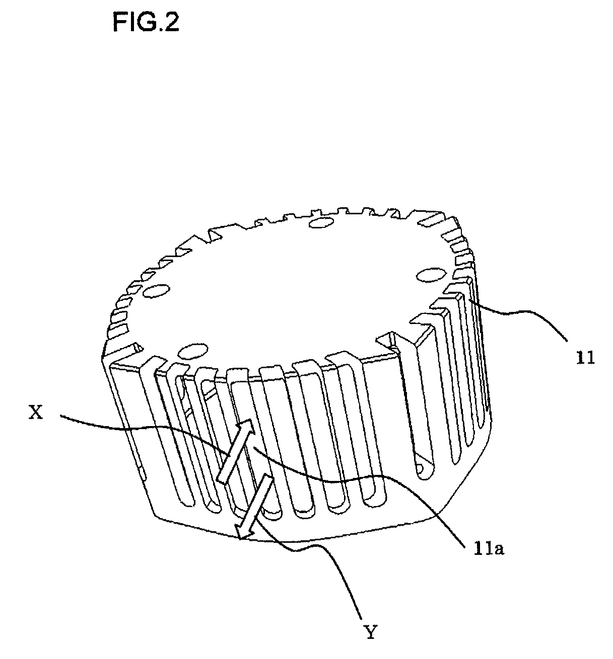 Electrical rotating machine with improved heat sink cooling