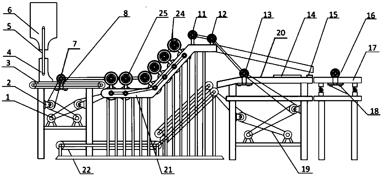 Automatic feeder for bamboo strips