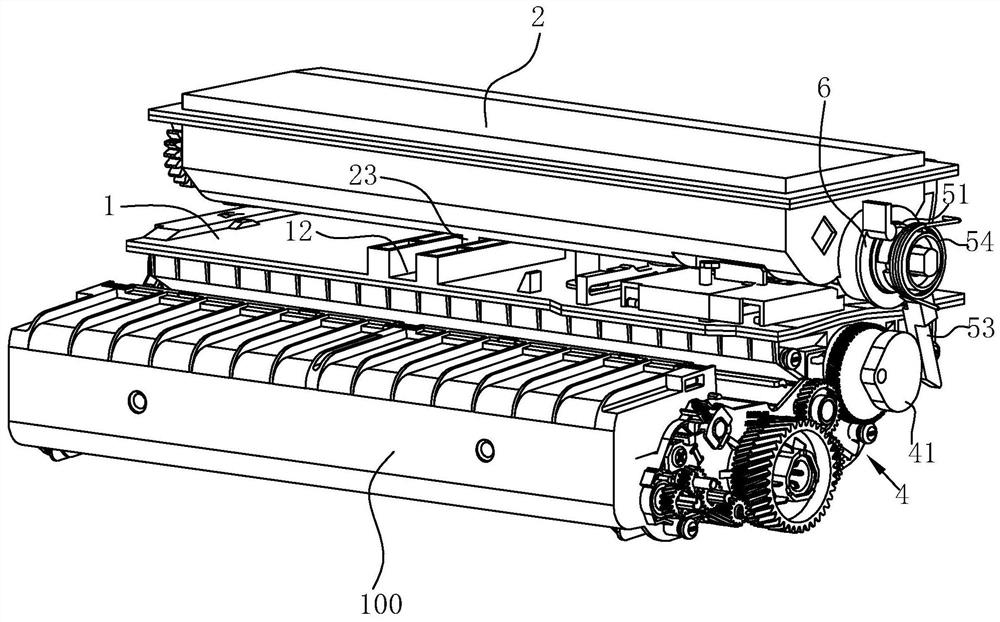 Toner cartridge toner supplementing mechanism