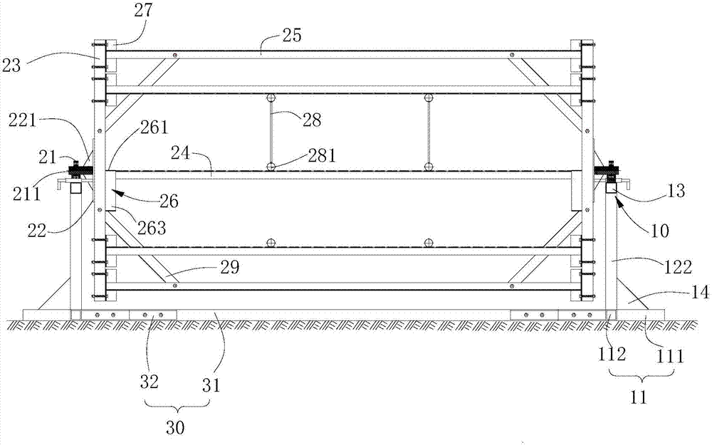 Welding model structure capable of being processed serially and using method of welding model structure