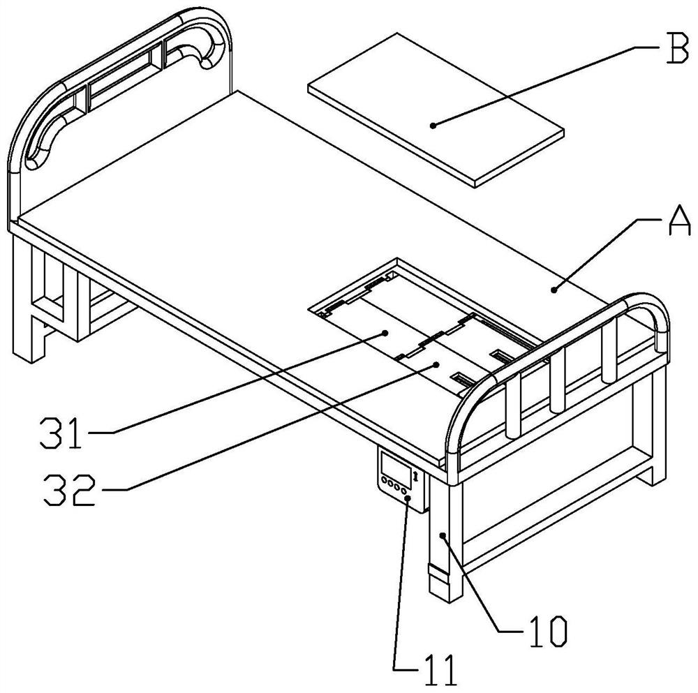 Medical intelligent rehabilitation bed