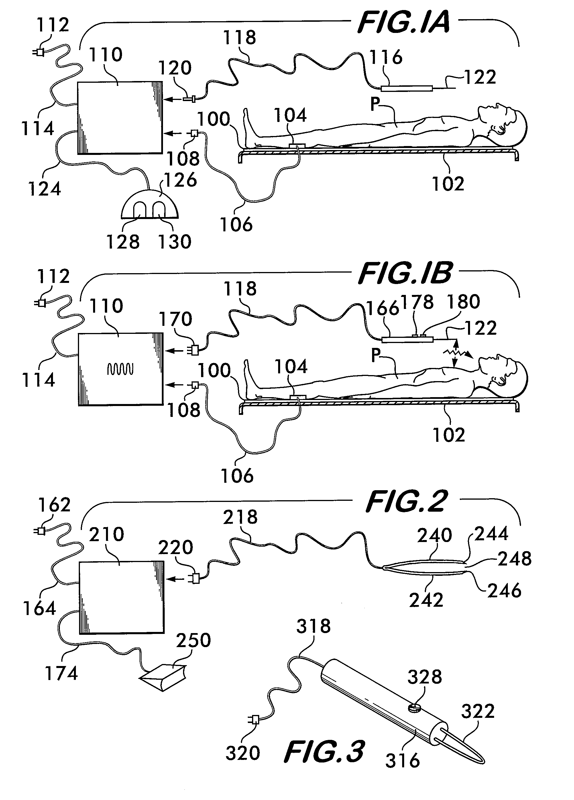 Electrocautery system, provided with safe lighting during operational use