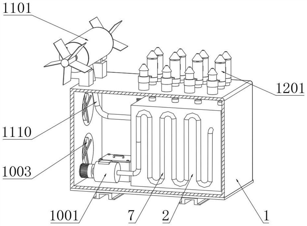 Rapid cooling method based on outdoor transformer