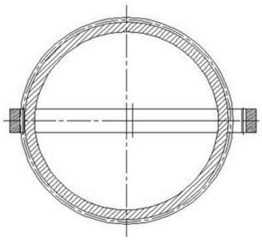 Method and device for machining internal gear tooth profile by using drum-shaped worm tool