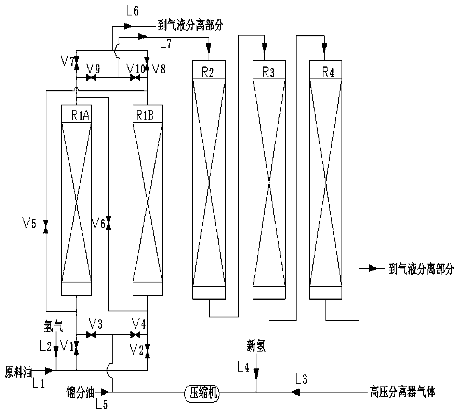 Application of prevulcanization method by hydrogenation catalyst dry method in residue hydrotreating switchable reactor system