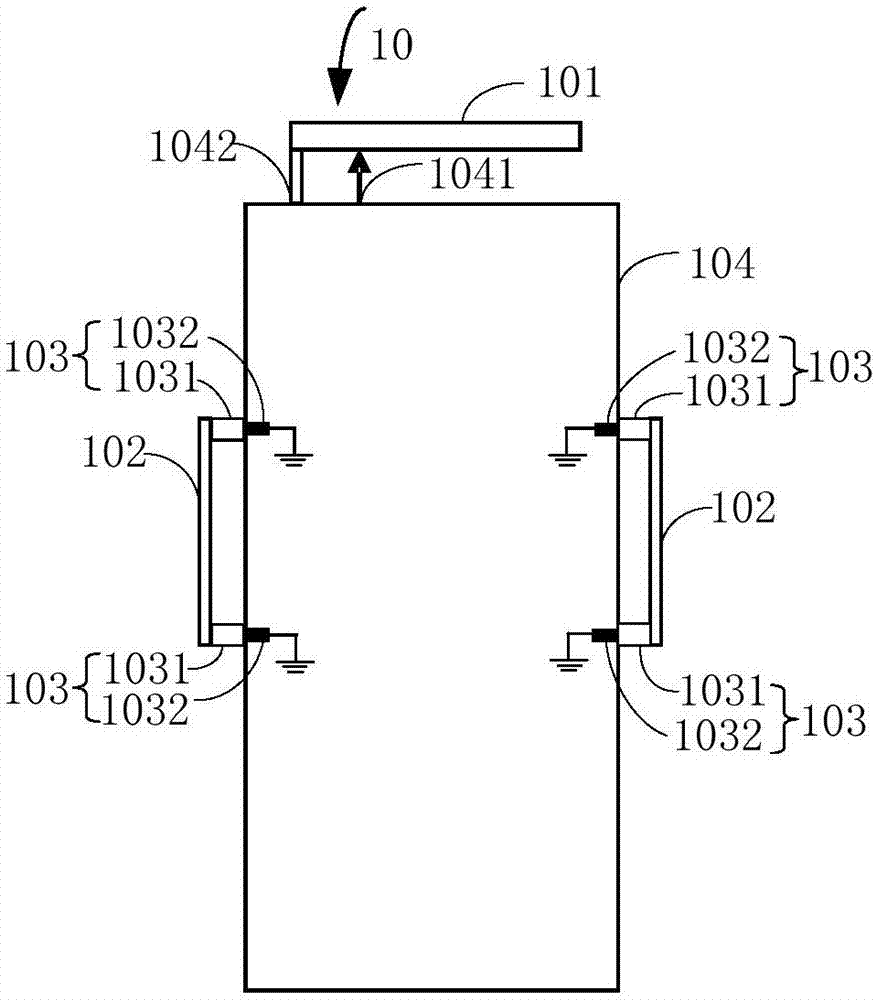 Wave beam direction adjustment circuit and method and electronic equipment