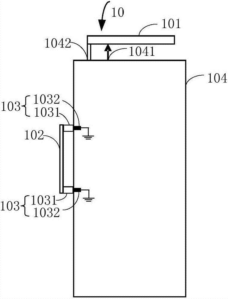 Wave beam direction adjustment circuit and method and electronic equipment