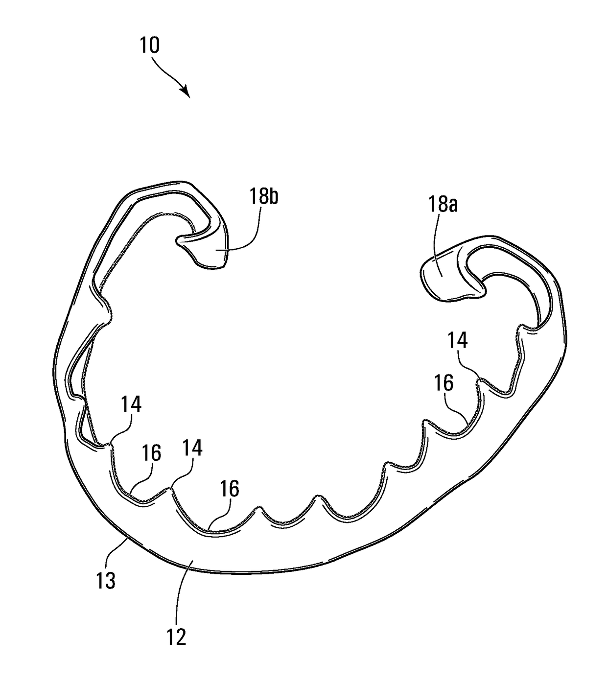 Oral device for lip augmentation