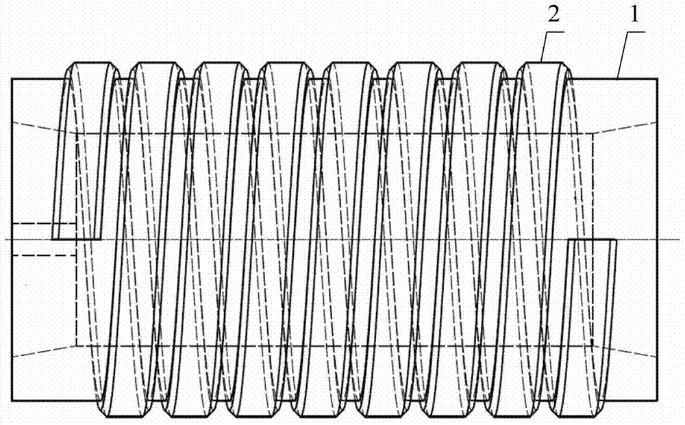 Roll-in printing manufacturing method of single-track absolute type grating ruler