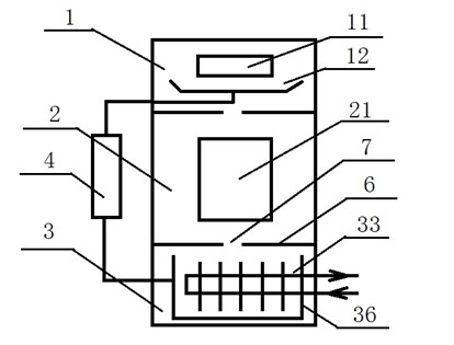 Adsorption type water-cooling machine