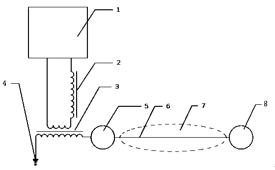 Device for generating low-temperature plasma through single electrode