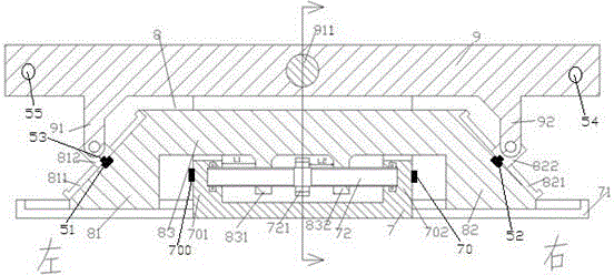 Operating platform used for mechanical equipment and having adjustable angle