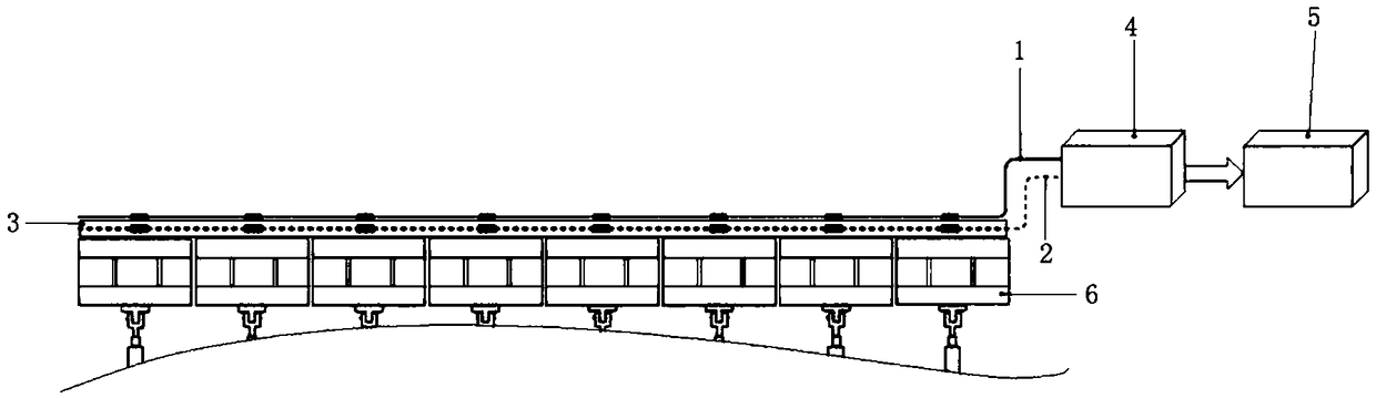 Fiber optic monitoring method for straightness of scraper conveyor in fully mechanized mining face