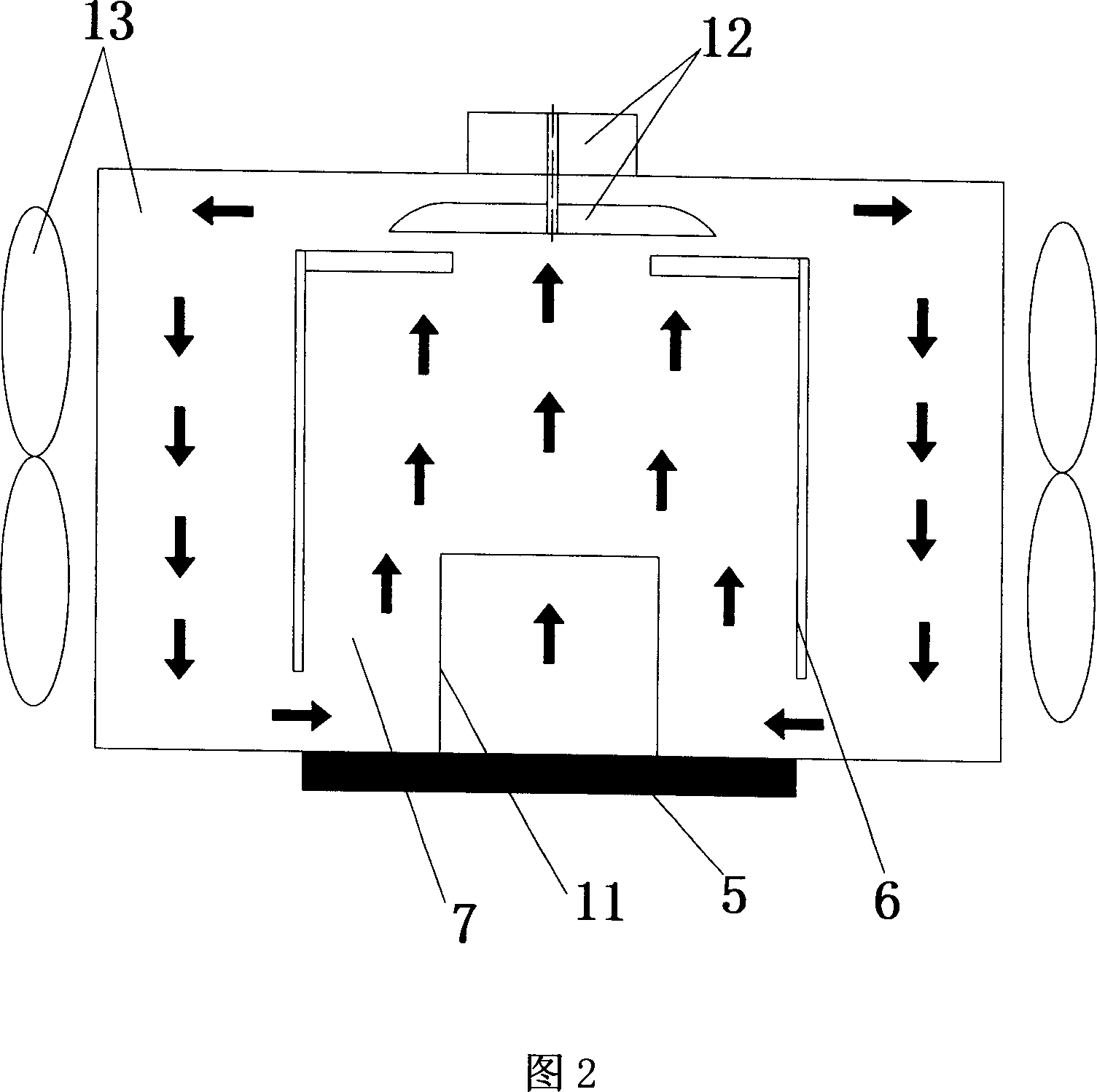 Radiator of electronic device