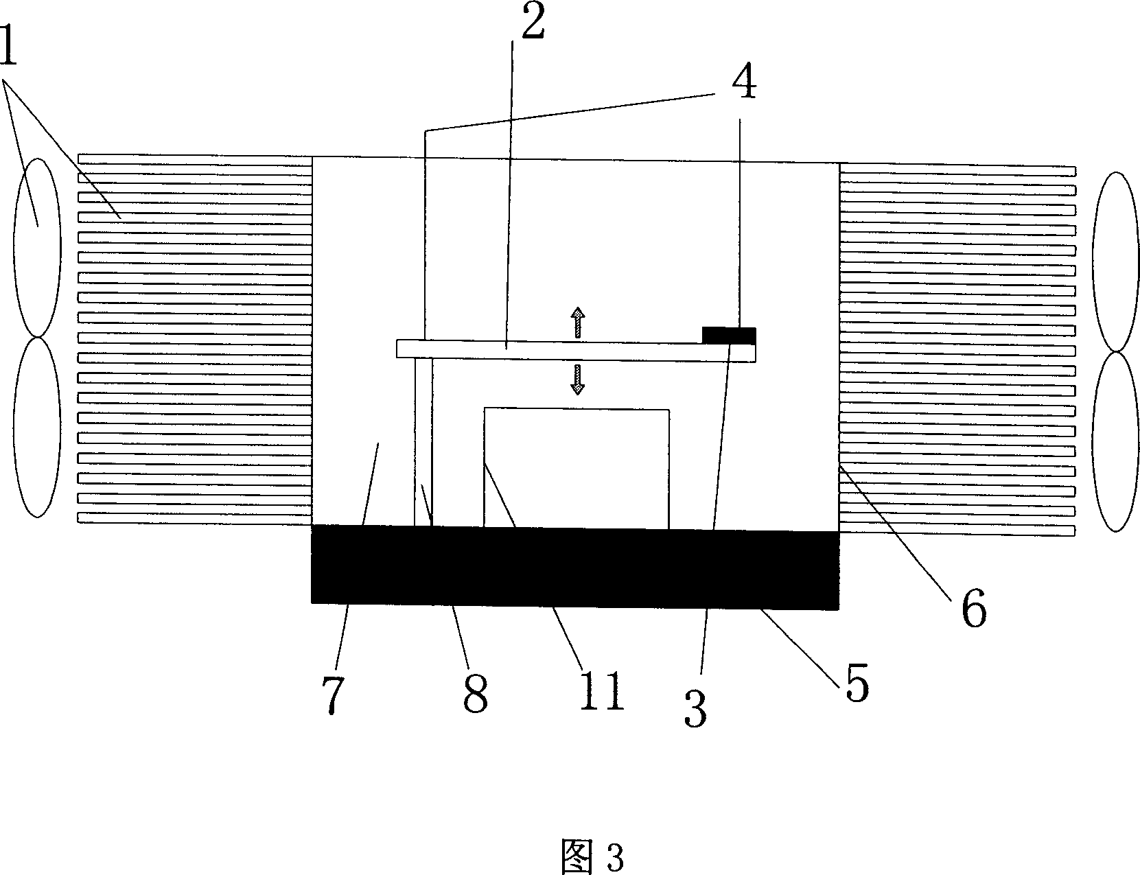 Radiator of electronic device