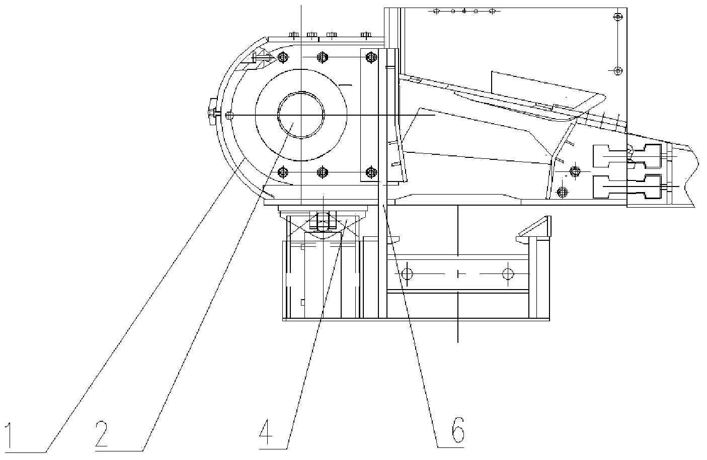 Novel thin coal seam overlapped side-unloading structure