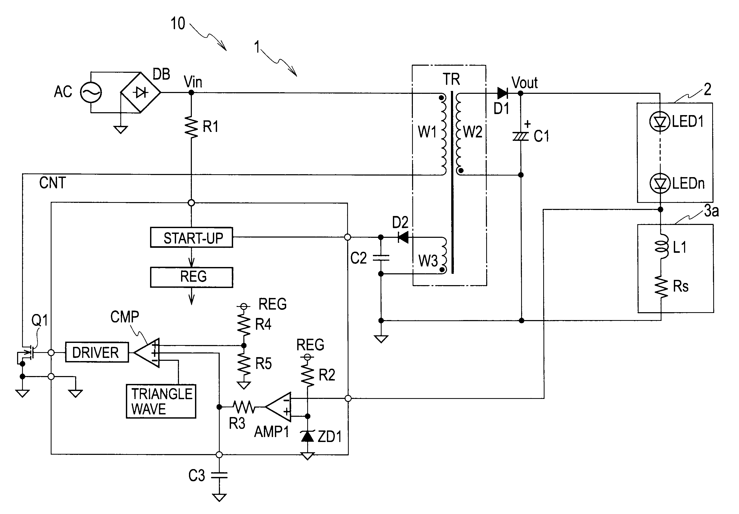 LED driving apparatus and LED lighting apparatus