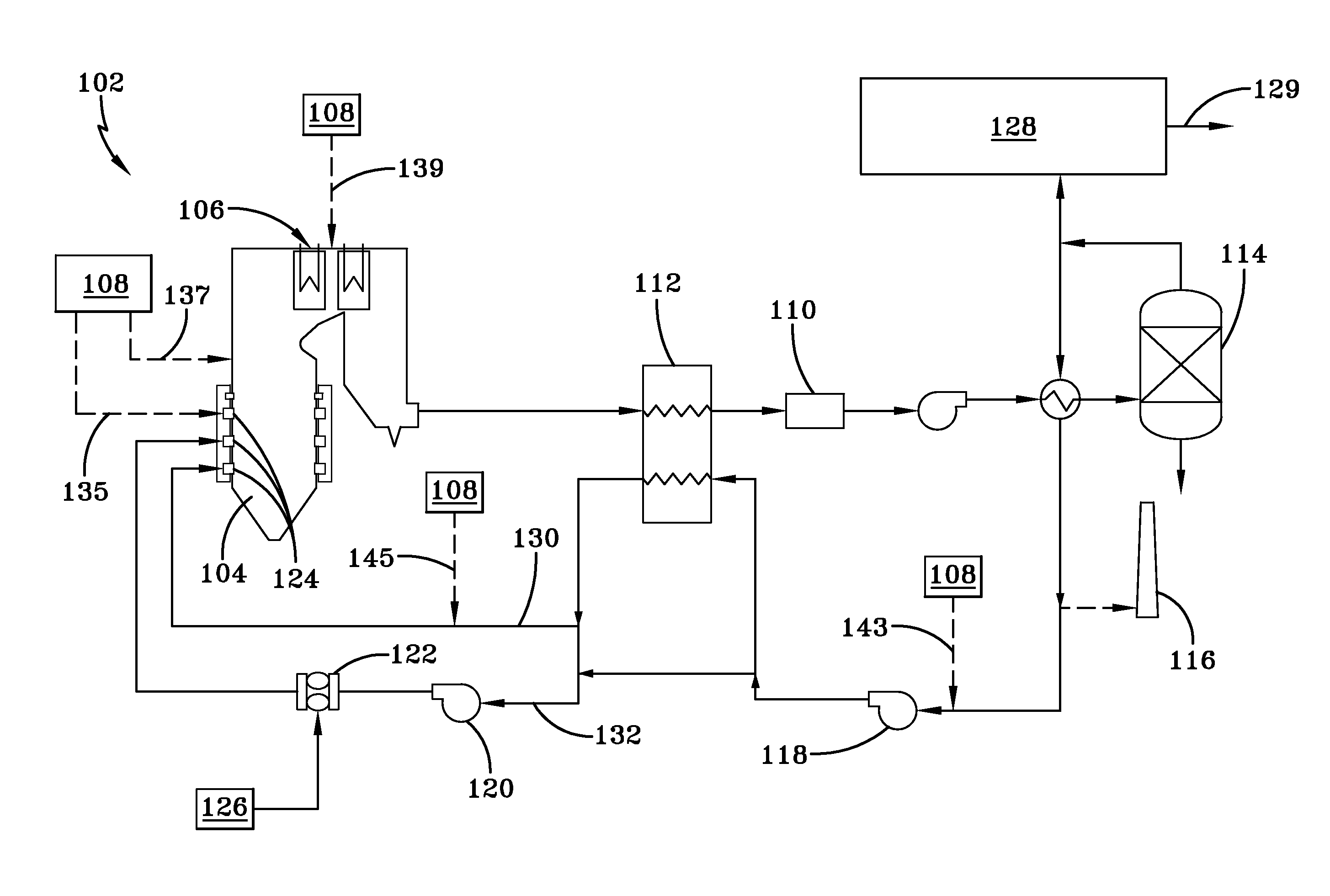 Combustion system with steam or water injection