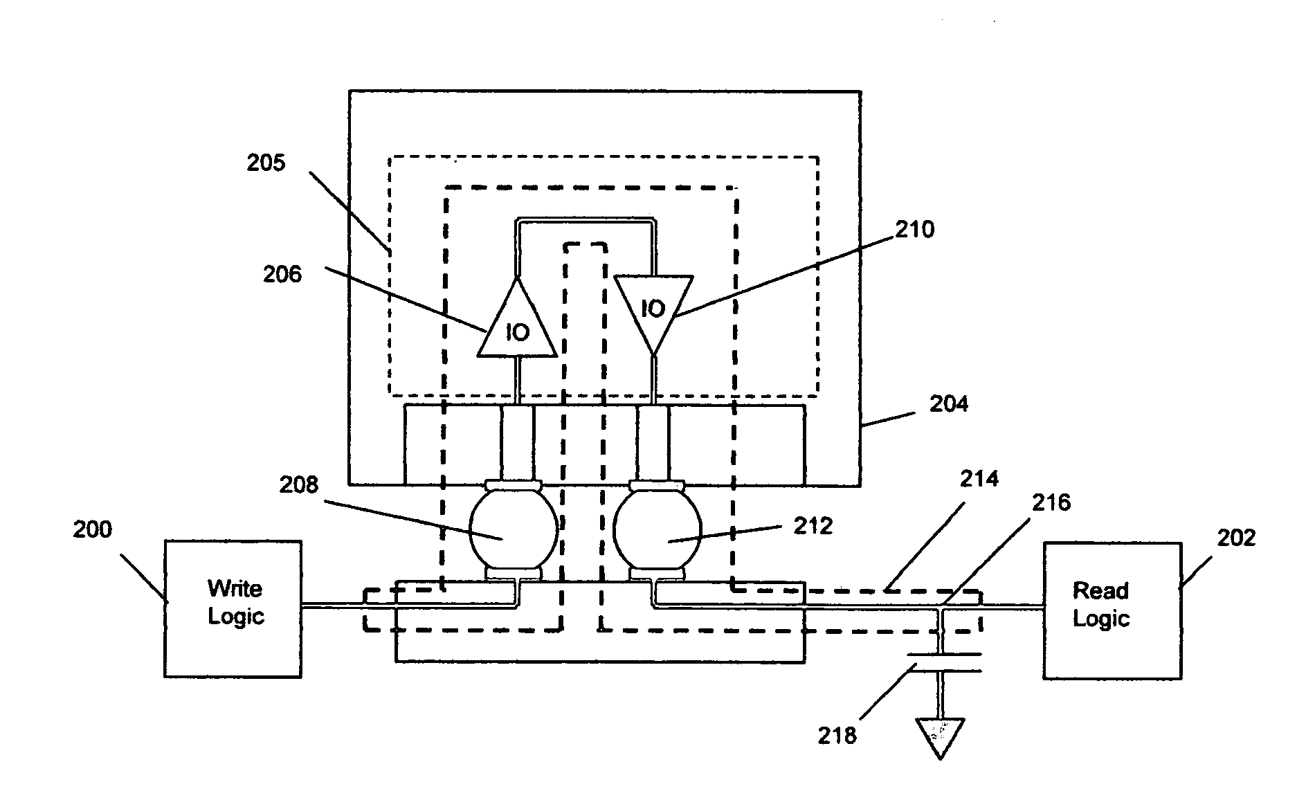 Method and circuit for the detection of solder-joint failures in a digital electronic package