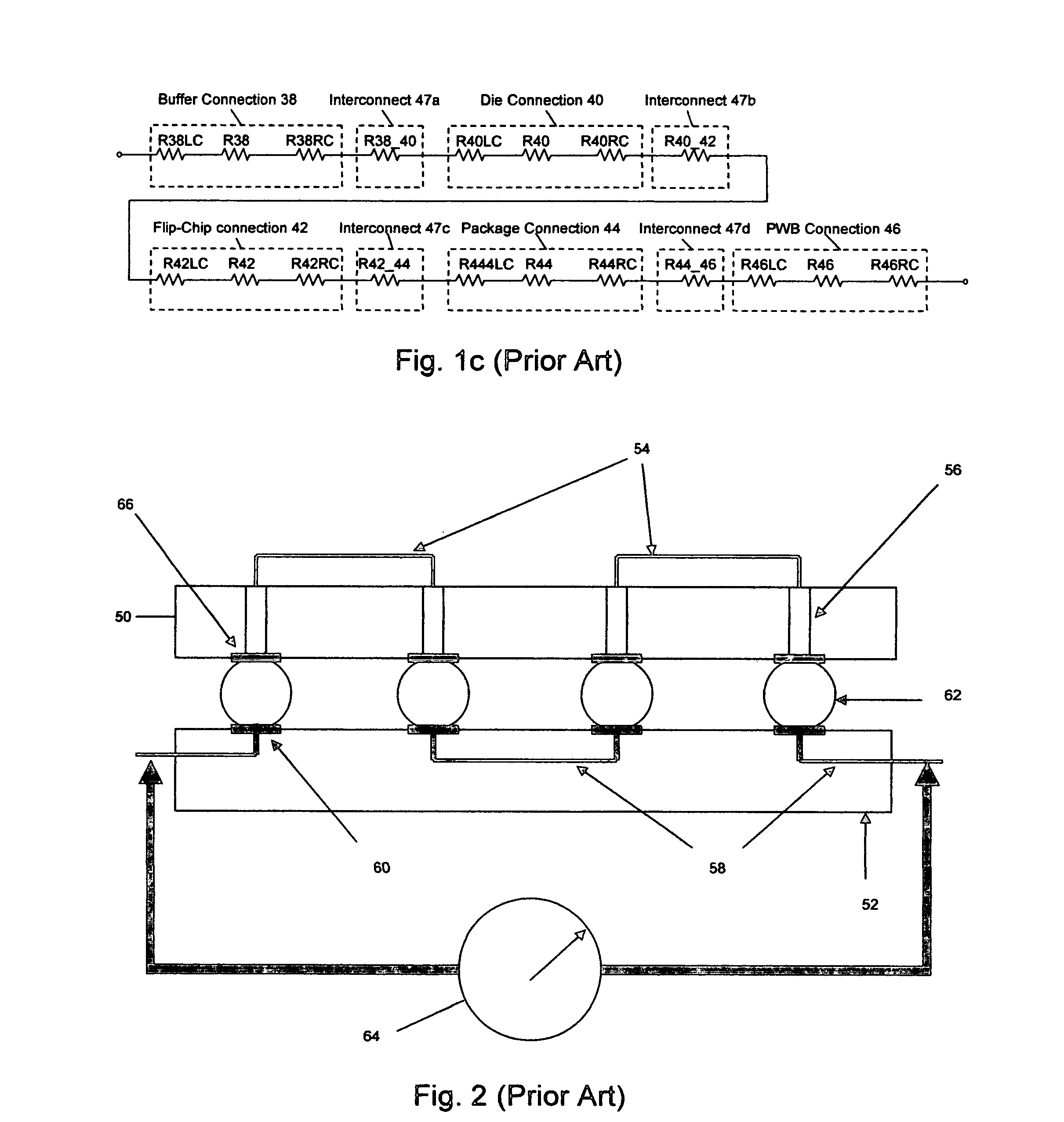 Method and circuit for the detection of solder-joint failures in a digital electronic package