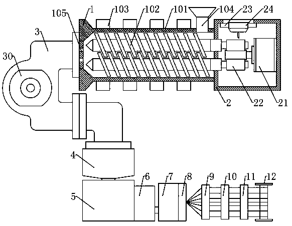 Equipment and process for preparing low-melting-point chinlon hot melt yarn