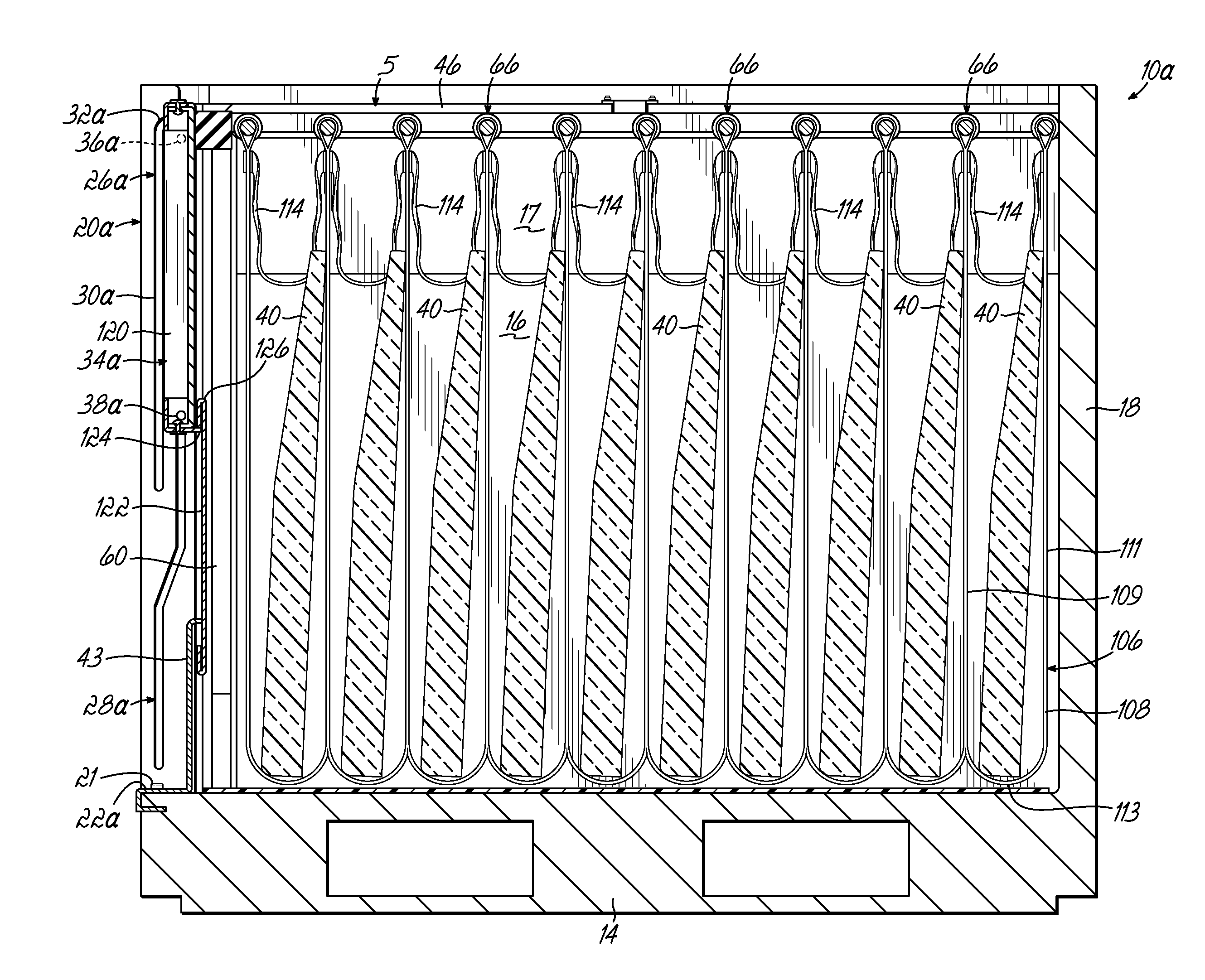 Container Having Movable Dunnage Supports For Supporting Dunnage and Movable Door