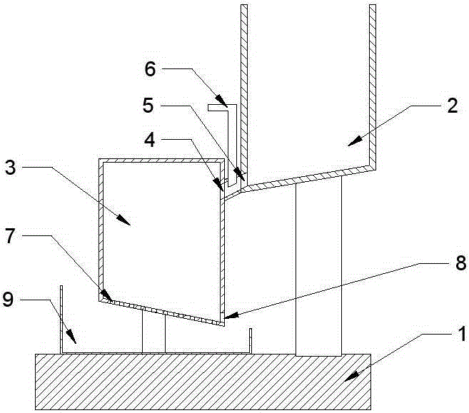 Moistening device for round gypsum product